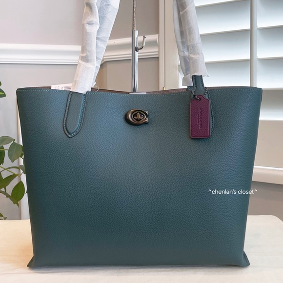 Coach Handbags - 🔥NeW! Coach Willow Tote With Signature Canvas Interior